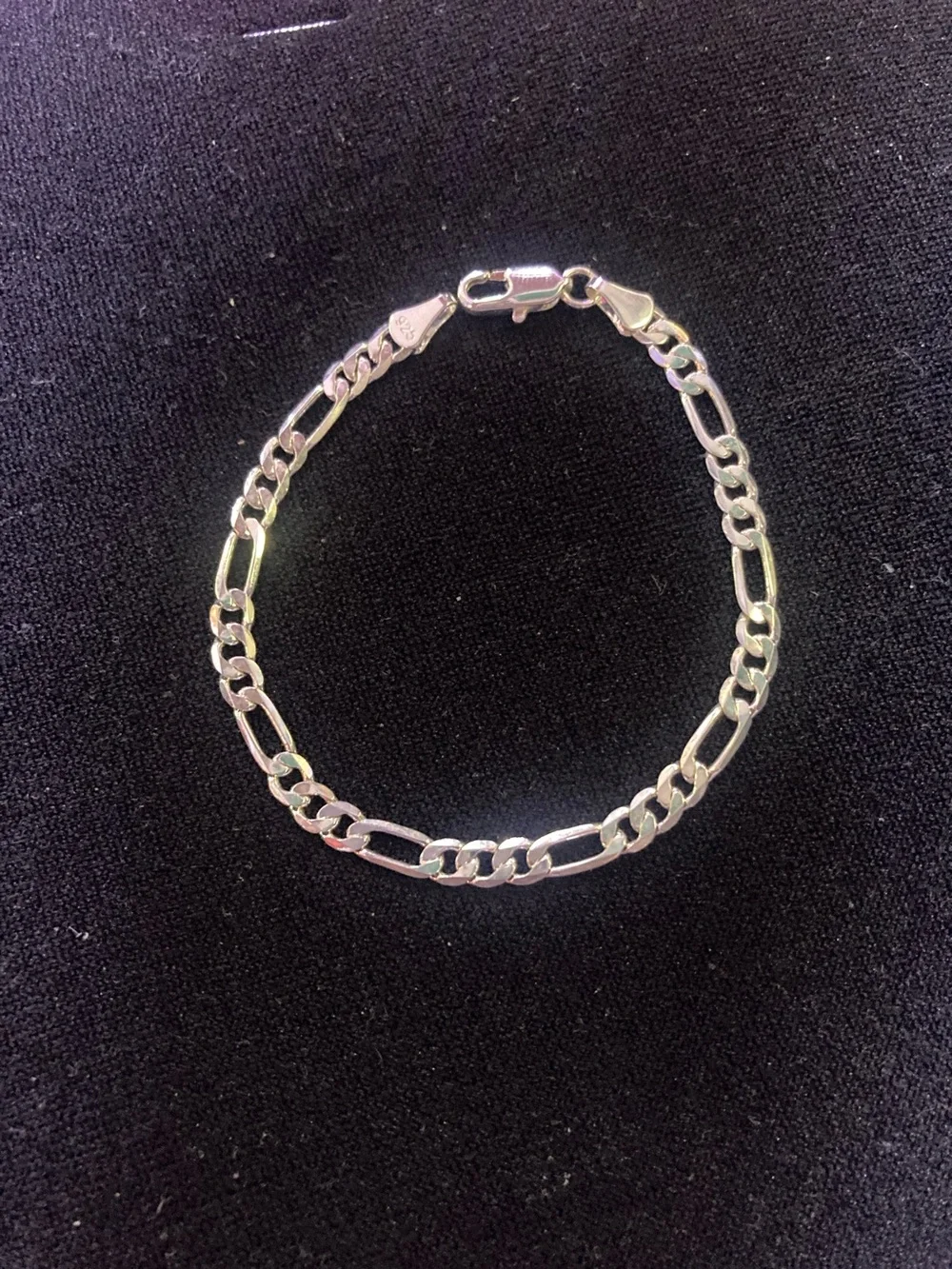 7” men’s sterling silver 925 bracelet